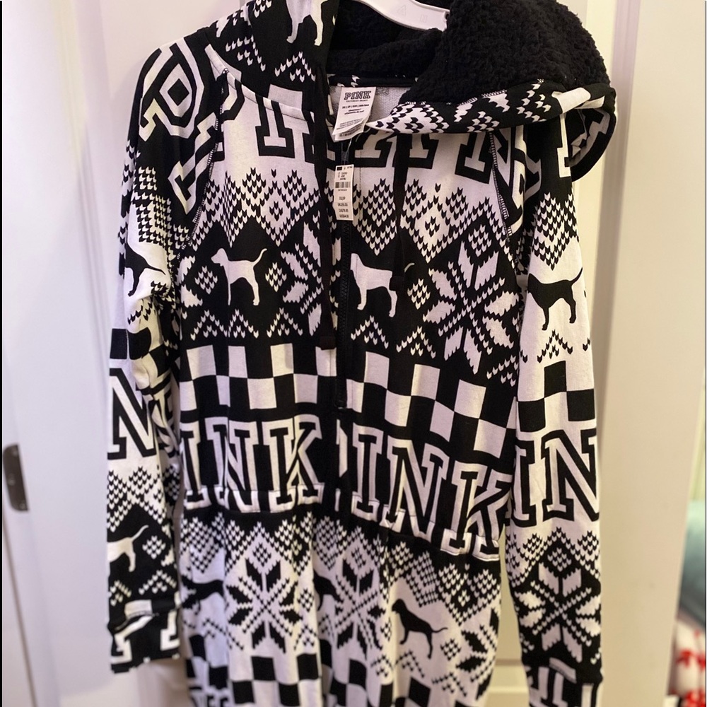 Pink footsie pajamas